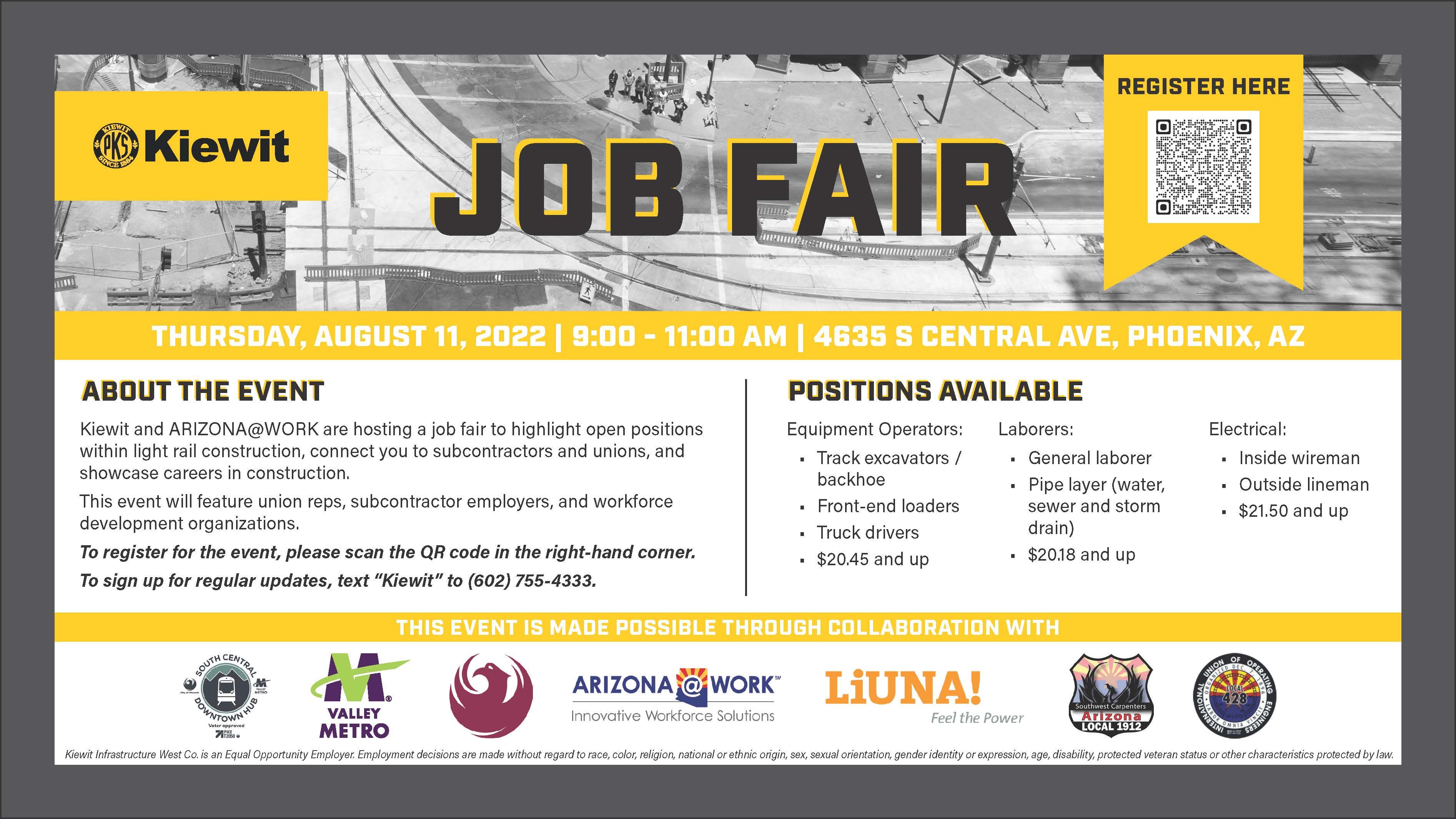 Kiewit Job Fair 