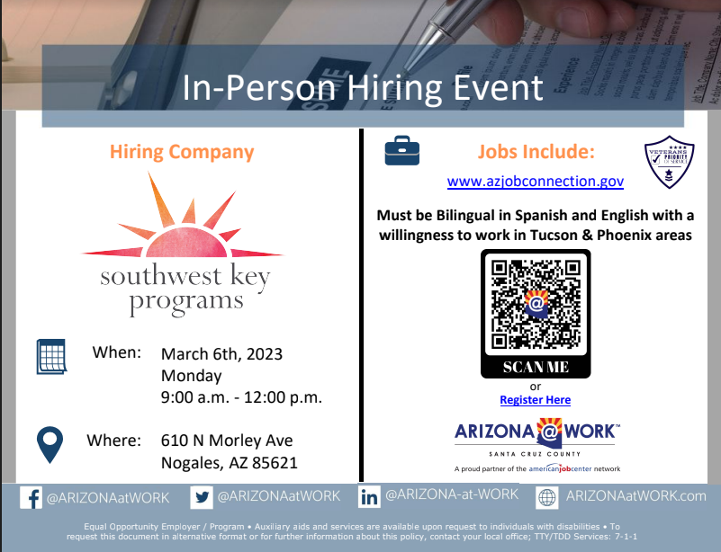 southwest key hiring event