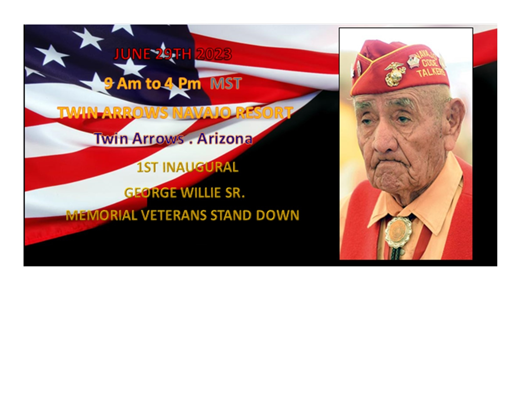 George Willie Sr. Memorial Veterans Stand Down