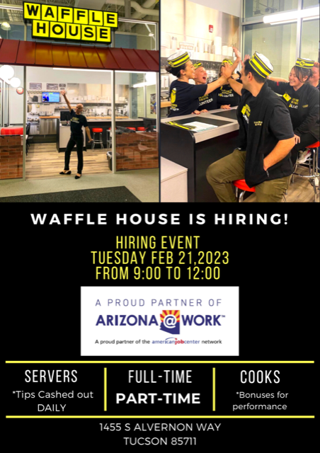 Waffle House Tucson event